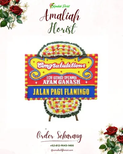 Bunga Papan Congratulation di Tanjung Raden